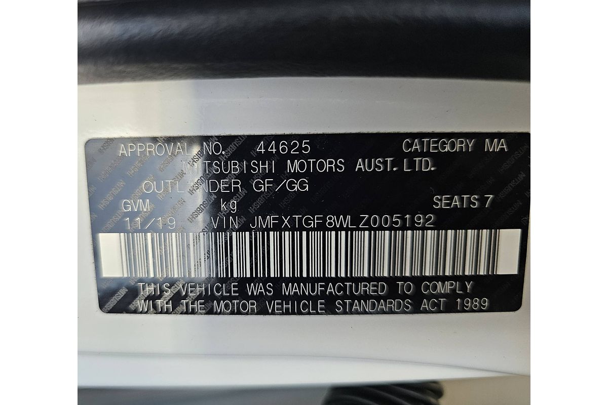 2019 Mitsubishi Outlander LS ZL