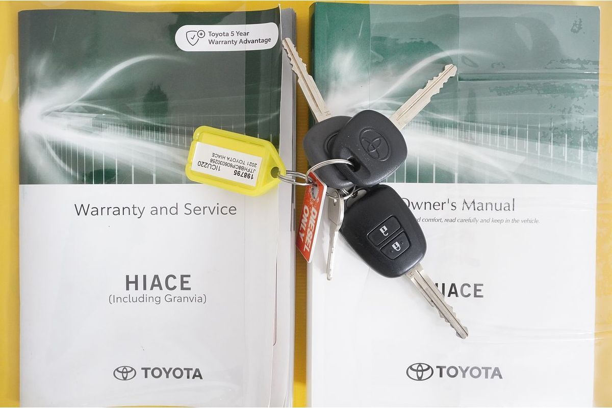 2021 Toyota HIACE SLWB COMMUTER (12 SEATS) GDH322R