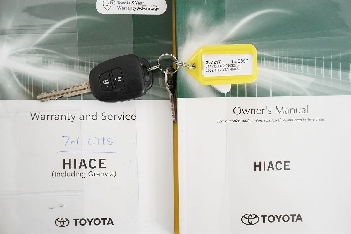 2022 Toyota Hiace SLWB COMMUTER (12 SEATS) GDH322R