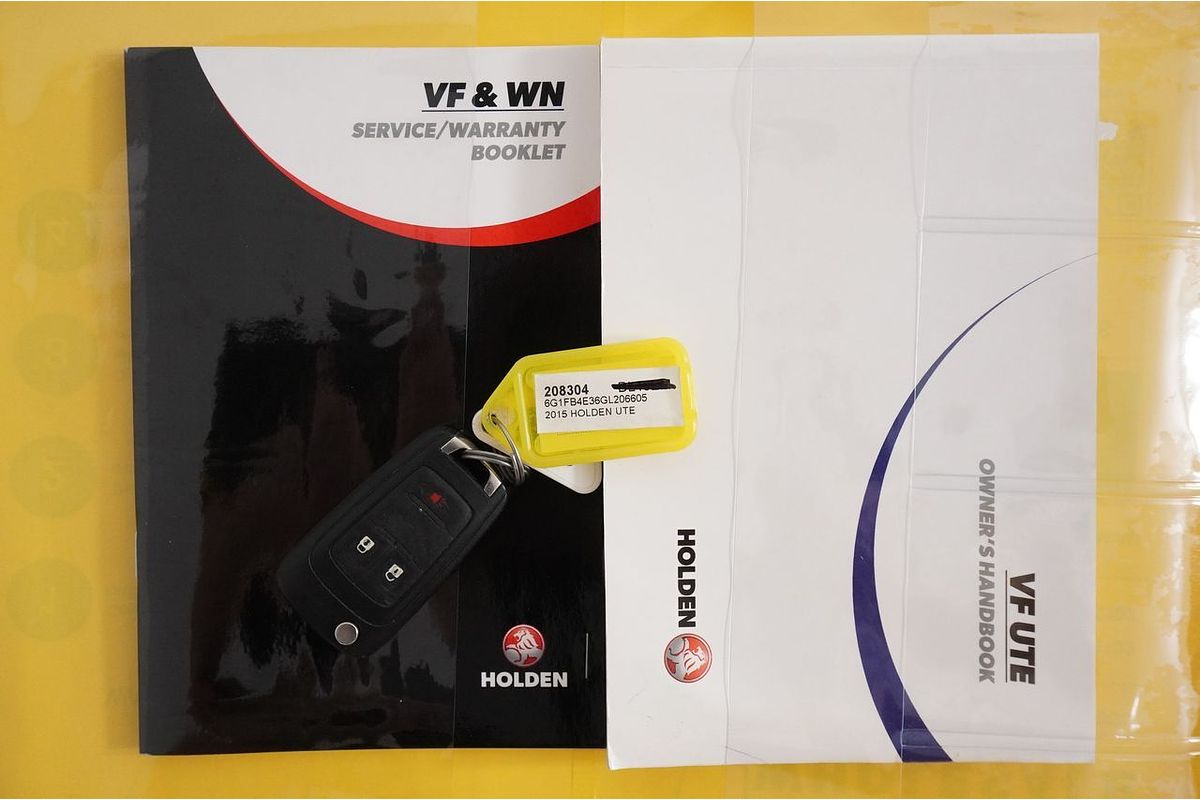 2015 Holden UTE SV6 VF II REAR WHEEL DRIVE