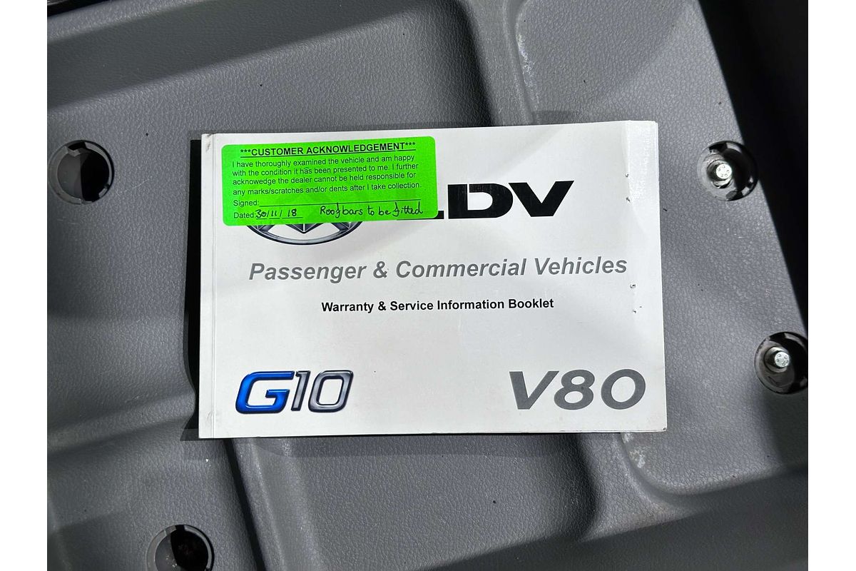 2018 LDV G10  SV7C