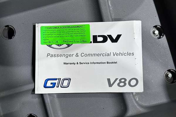 2018 LDV G10  SV7C