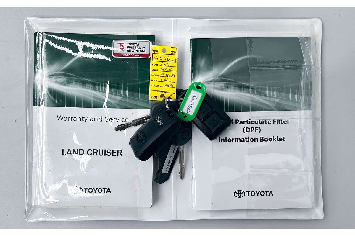 2021 Toyota Landcruiser GXL Troopcarrier VDJ78R