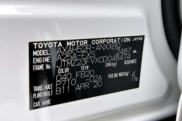 2020 Toyota RAV4 GX AXAH52R