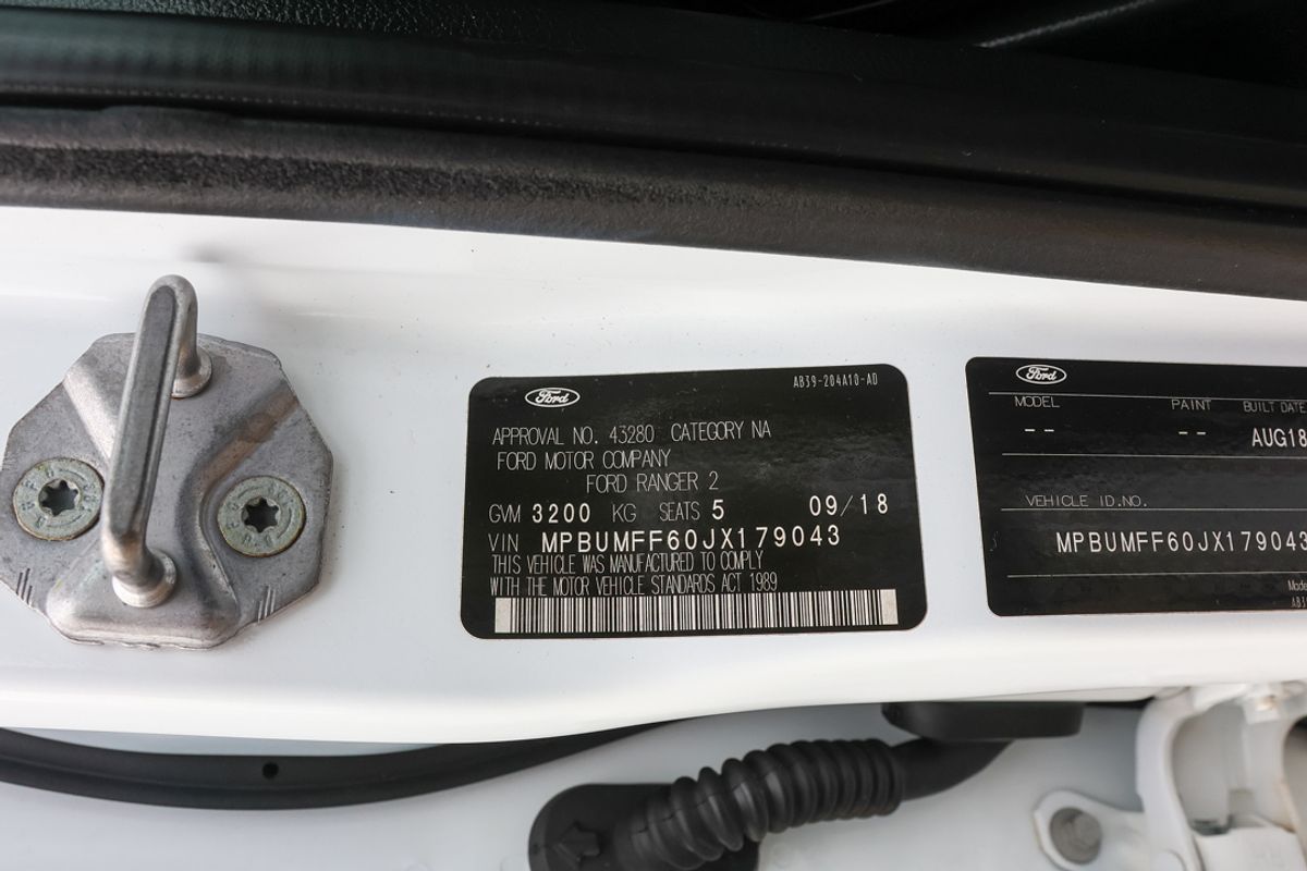 2018 Ford Ranger XLT PX MkIII 4X4