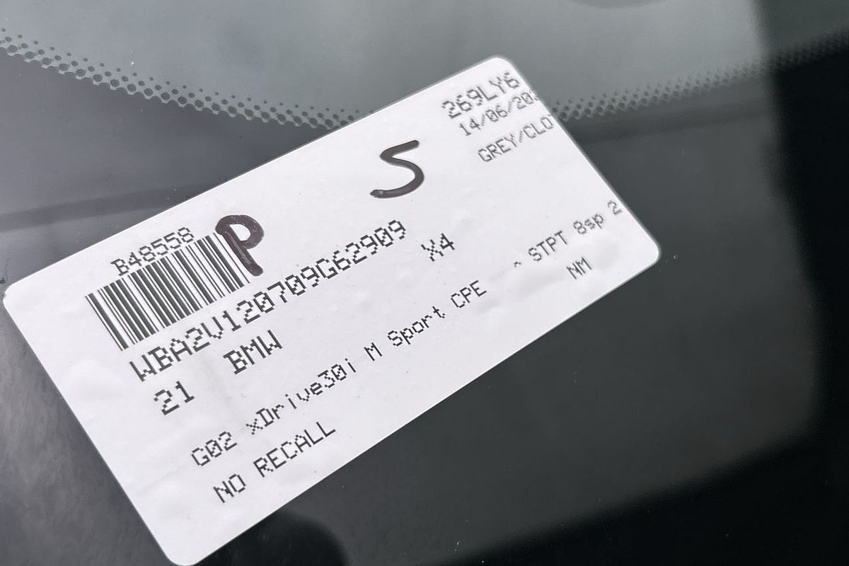 2021 BMW X4 xDrive30i M Sport G02