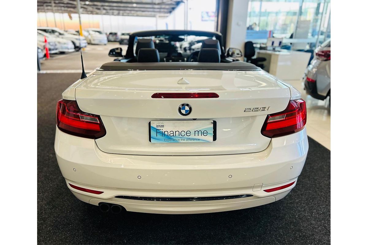 2015 BMW 2 Series 228i Sport Line F23