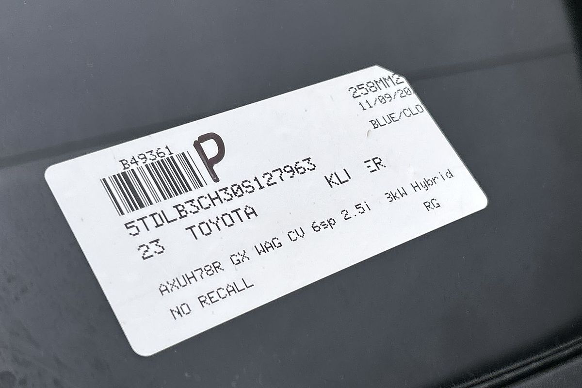 2023 Toyota Kluger GX AXUH78R