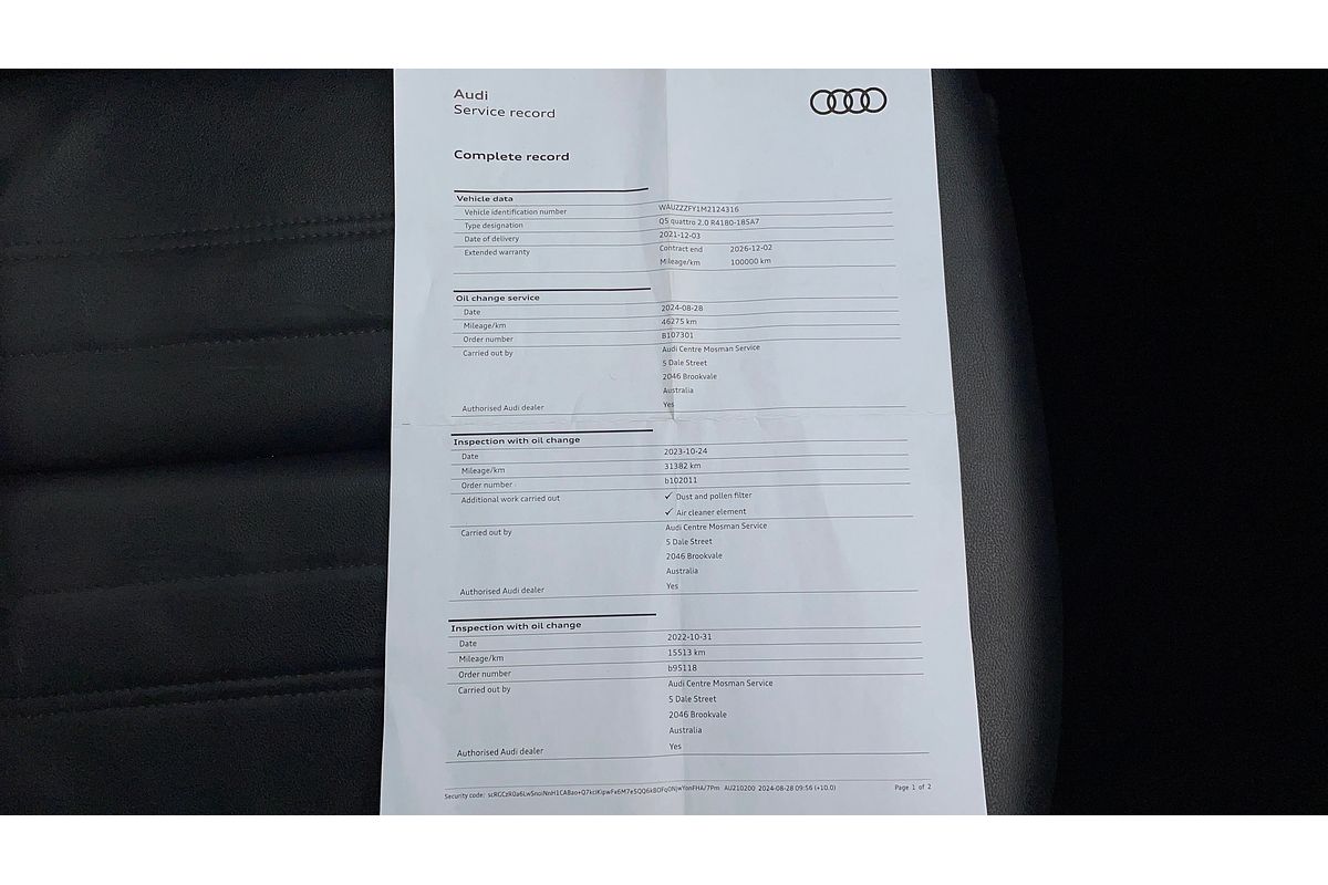 2021 Audi Q5 45 TFSI FY