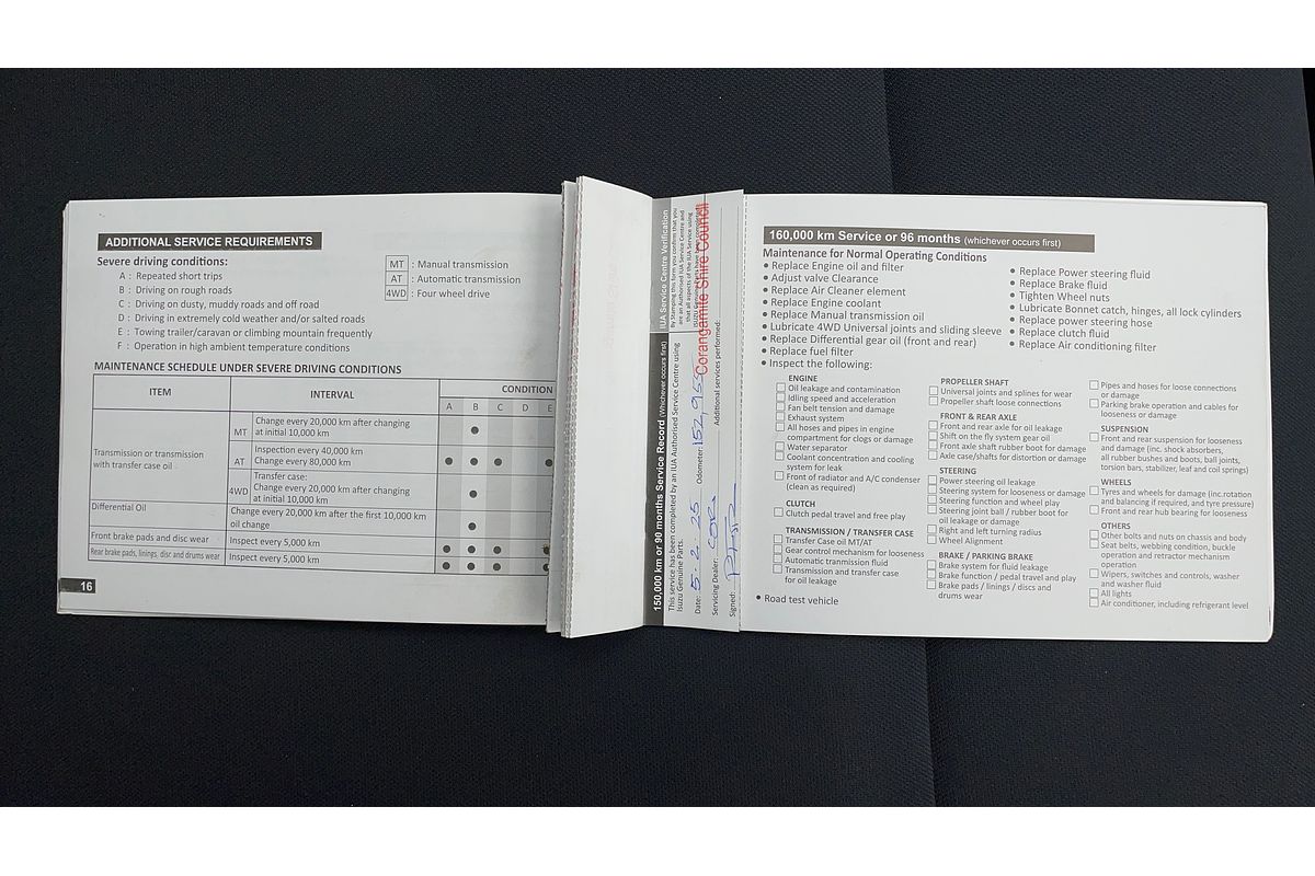 2016 Isuzu D-MAX SX High Ride Rear Wheel Drive