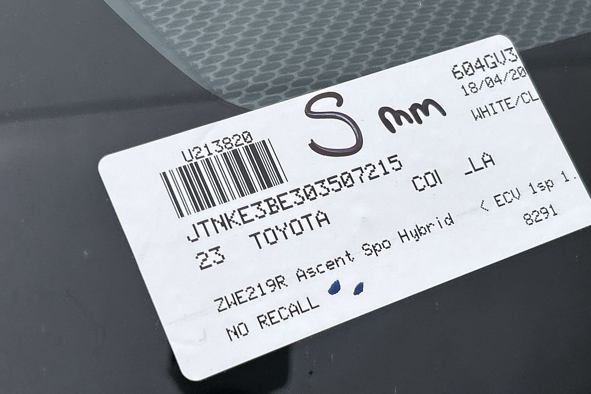 2023 Toyota Corolla Ascent Sport Hybrid ZWE219R
