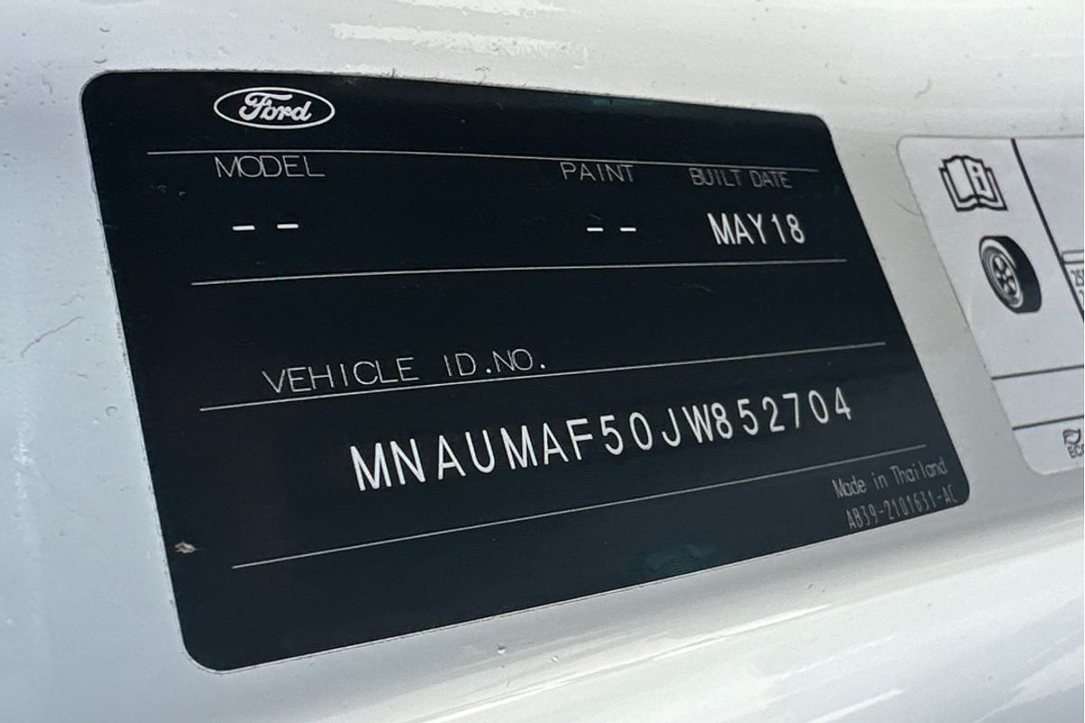 2018 Ford Ranger XL PX MkII 4X4