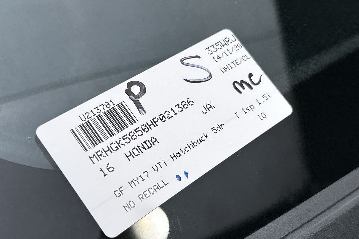 2016 Honda Jazz VTi GF