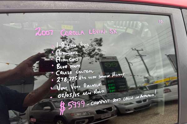 2007 Toyota Corolla Levin SX ZRE152R
