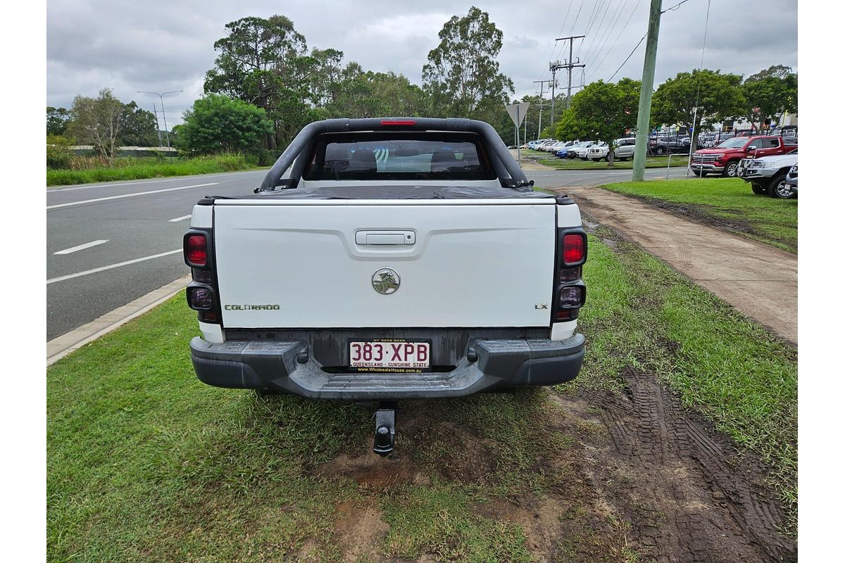 2012 Holden Colorado LX RG Rear Wheel Drive