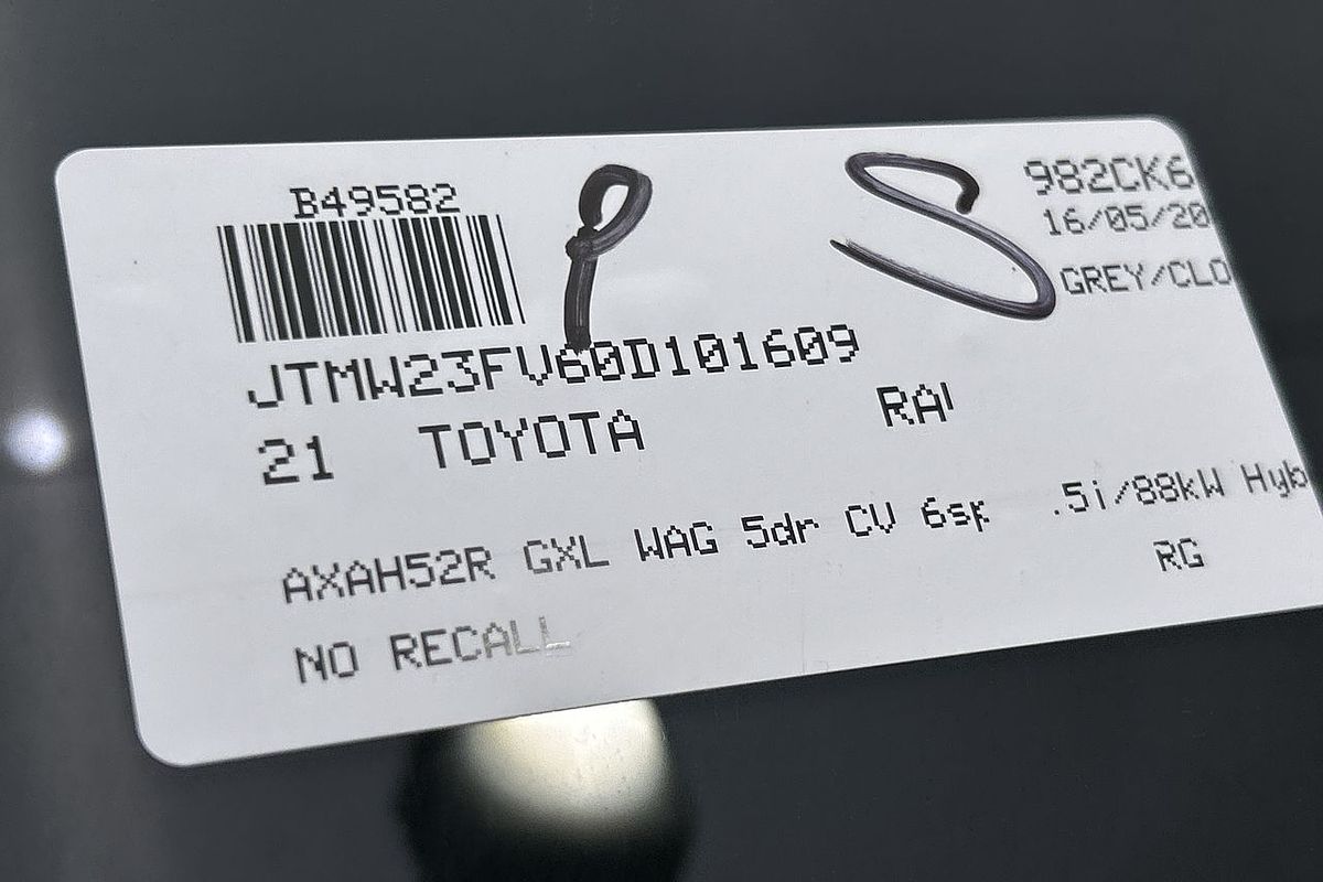 2021 Toyota RAV4 GXL AXAH52R