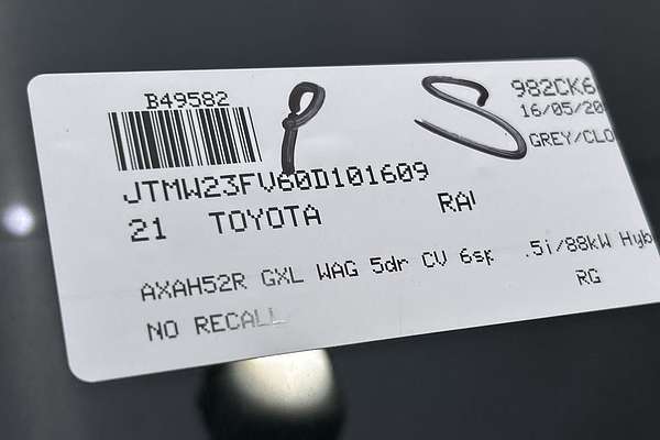 2021 Toyota RAV4 GXL AXAH52R