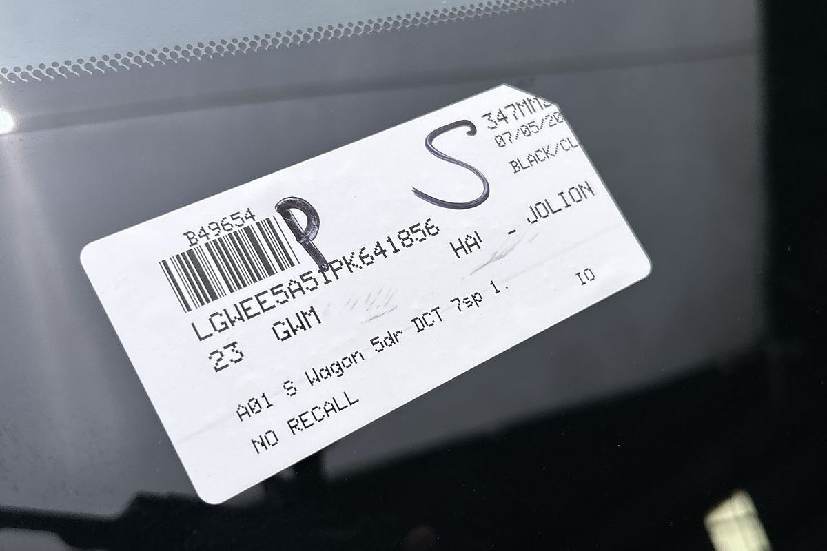 2023 GWM Haval Jolion S A01