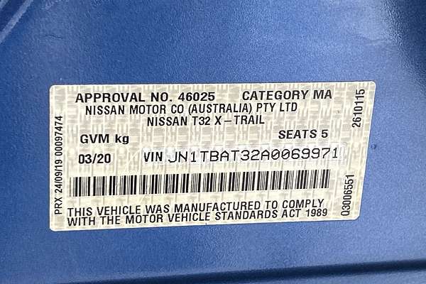 2020 Nissan X-TRAIL ST T32 Series II