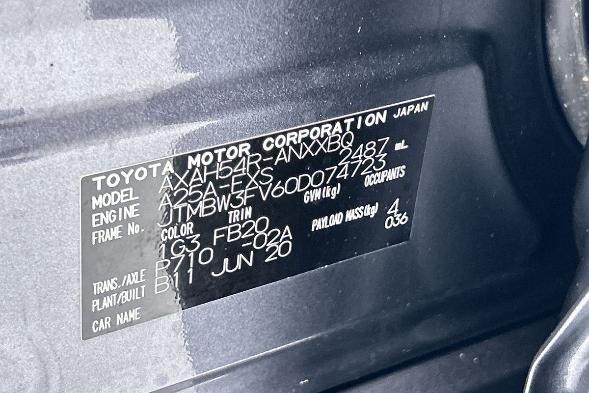 2020 Toyota RAV4 GX AXAH54R