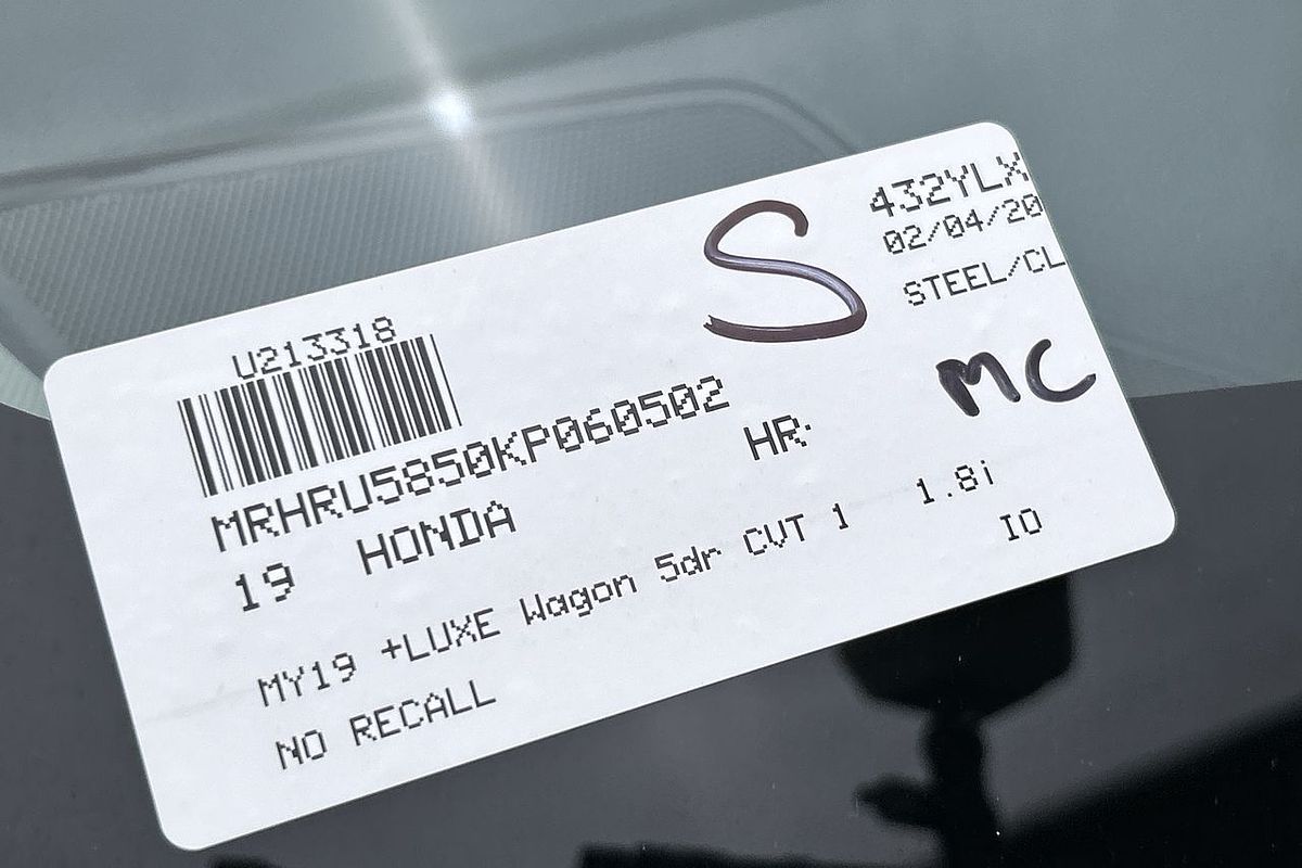 2019 Honda HR-V +LUXE