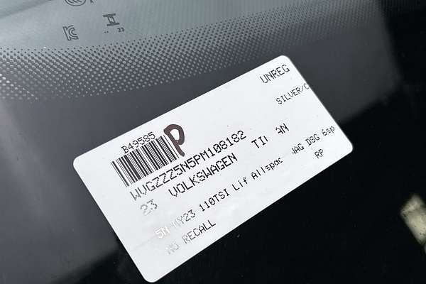 2023 Volkswagen Tiguan 110TSI Life Allspace 5N