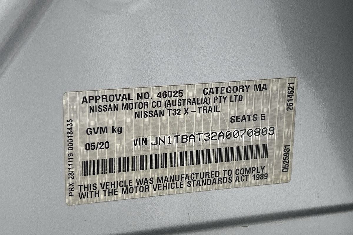 2020 Nissan X-TRAIL ST T32 Series III