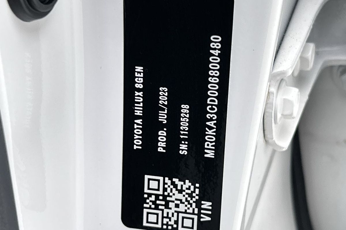 2023 Toyota Hilux SR GUN126R 4X4