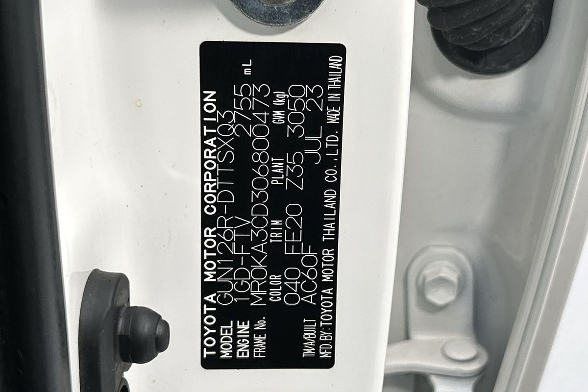 2023 Toyota Hilux SR GUN126R 4X4