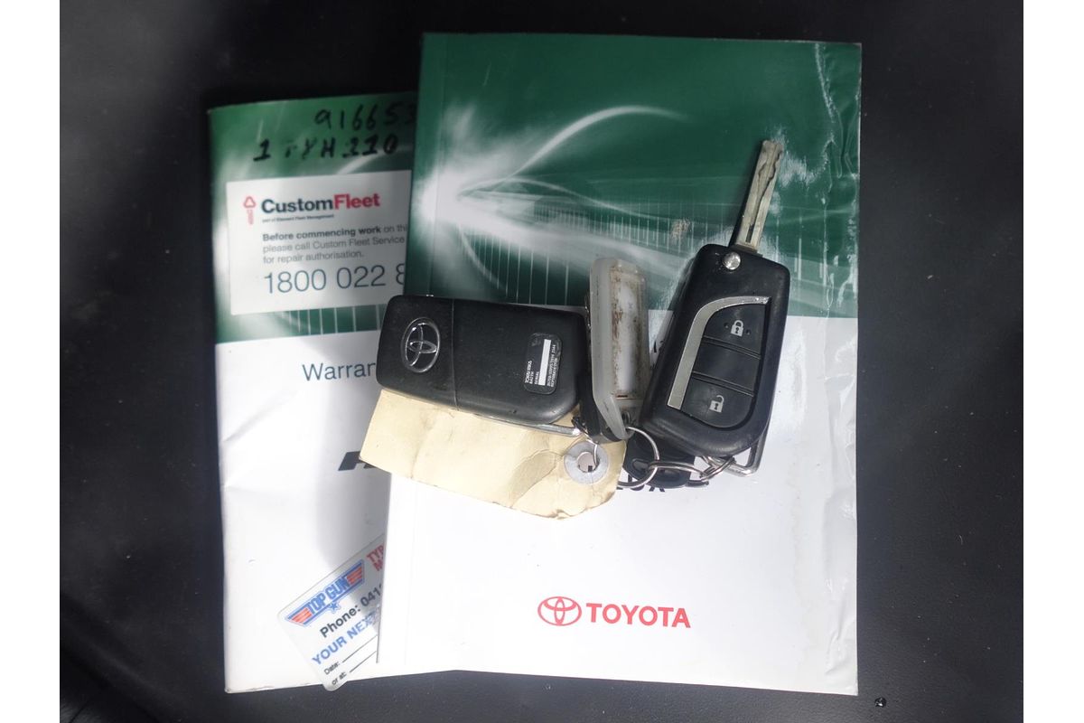 2019 Toyota Hilux Workmate TGN121R Rear Wheel Drive