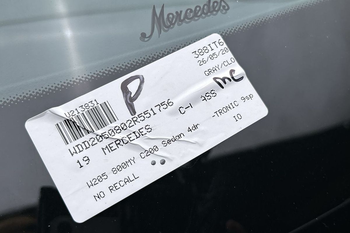 2019 Mercedes-Benz C-Class C200 W205