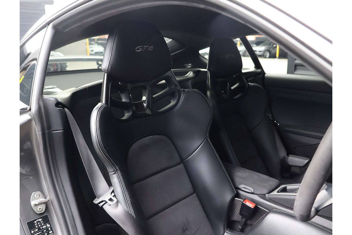 2016 Porsche Cayman GT4 981