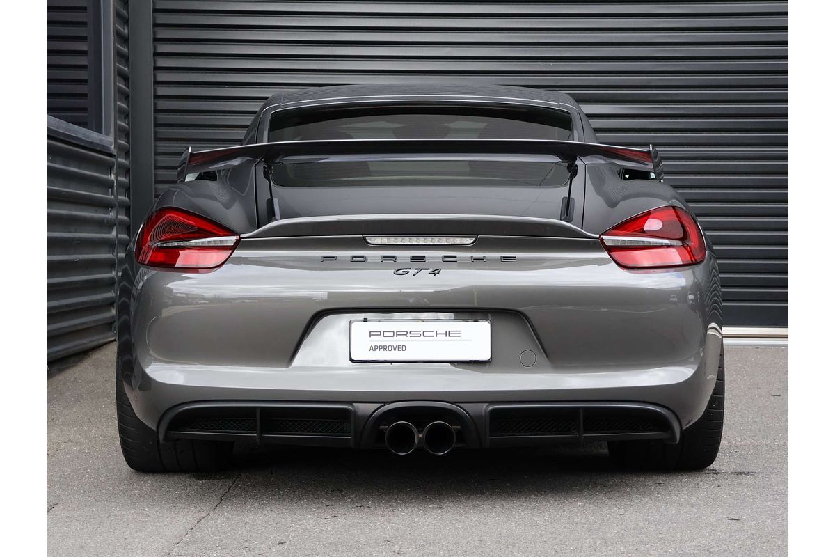 2016 Porsche Cayman GT4 981