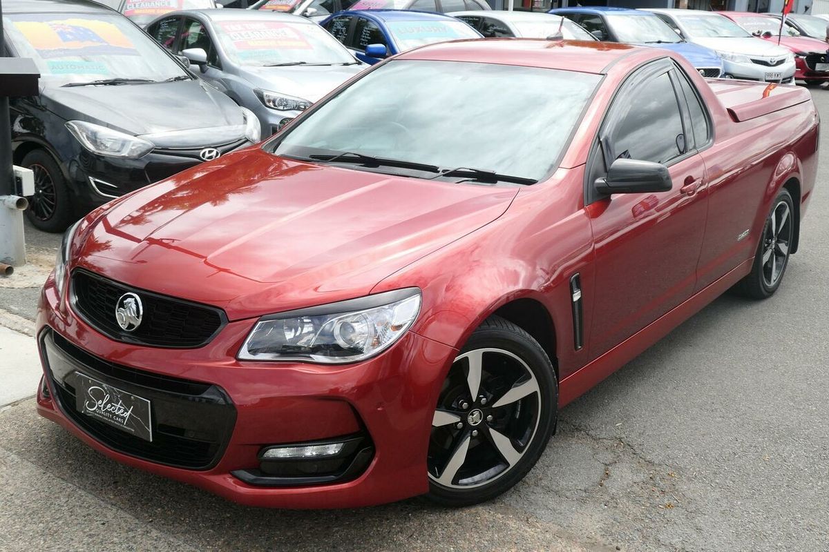 2016 Holden Ute SV6 Black VF Series II Rear Wheel Drive