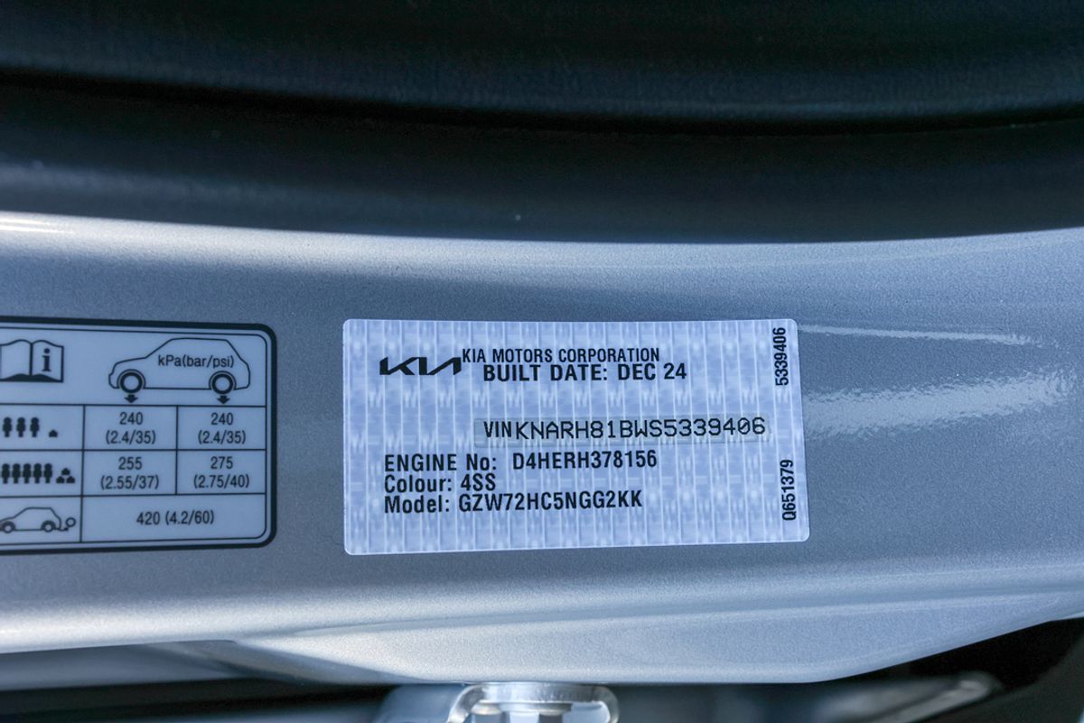 2024 Kia Sorento GT-Line MQ4 PE