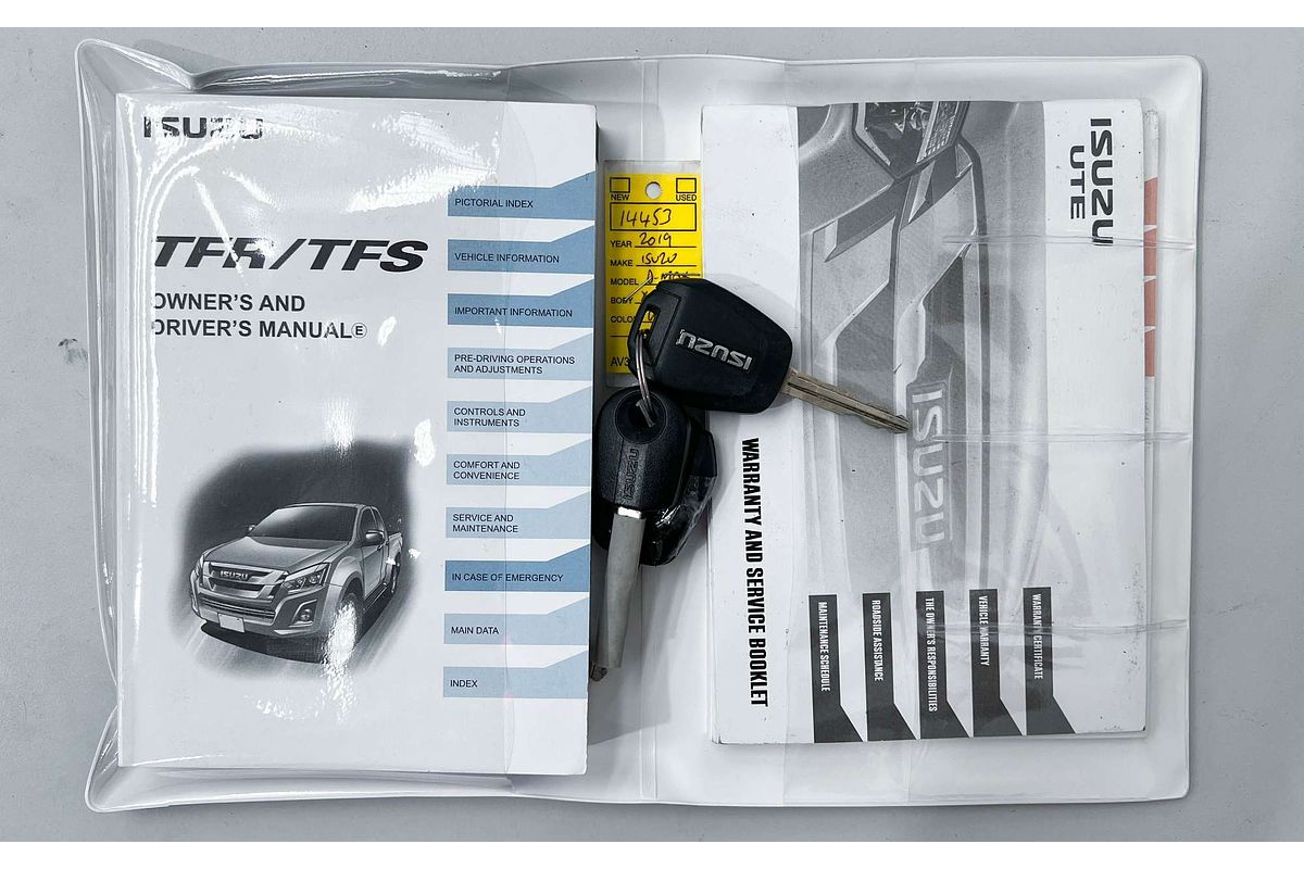 2019 Isuzu D-MAX SX High Ride Rear Wheel Drive