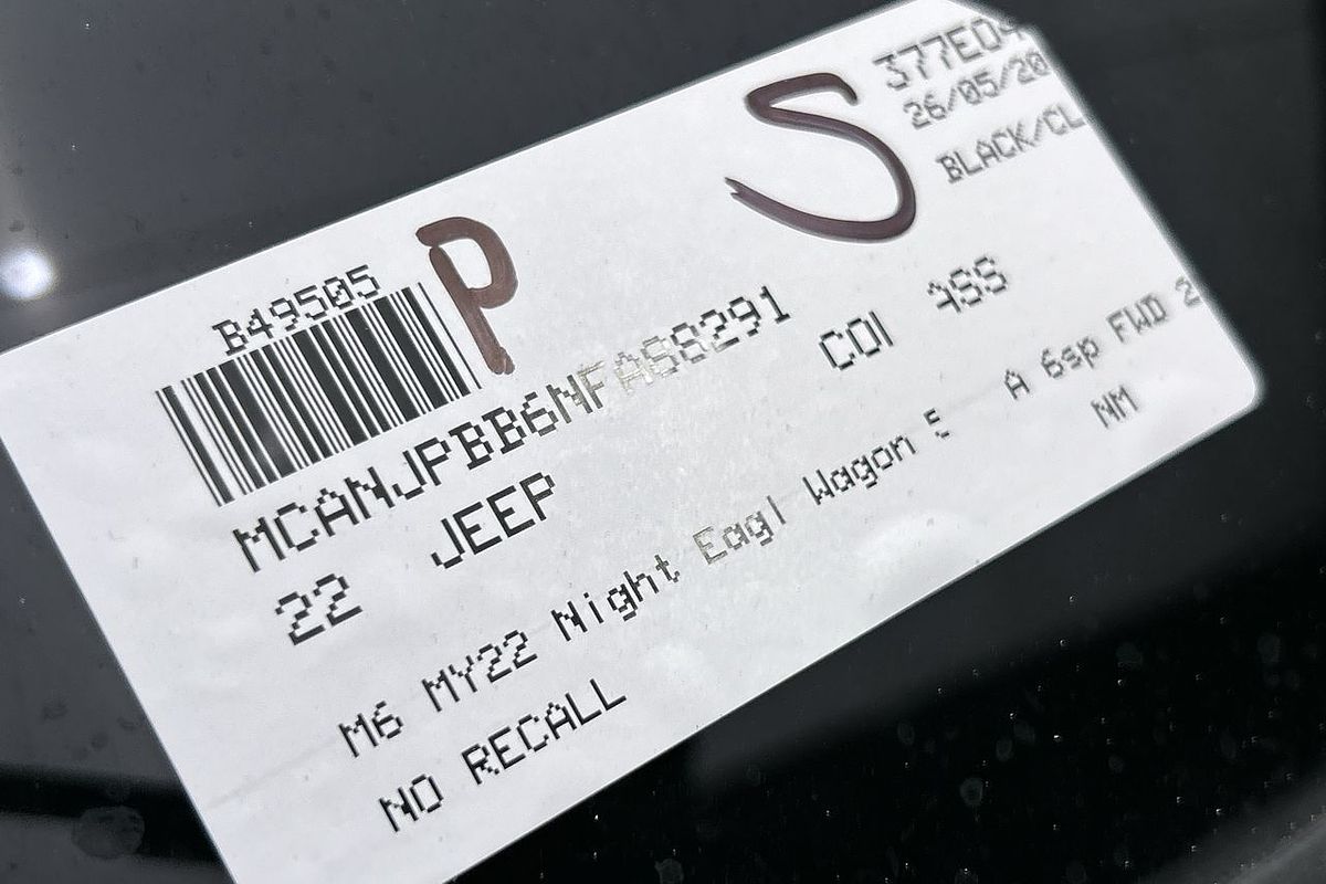 2022 Jeep Compass Night Eagle M6