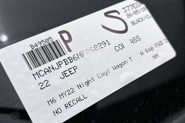 2022 Jeep Compass Night Eagle M6