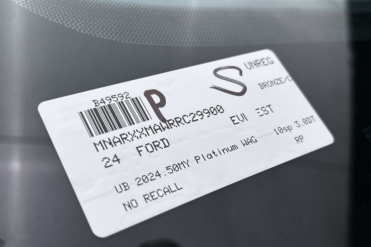 2024 Ford Everest Platinum