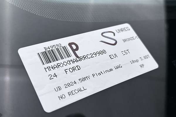 2024 Ford Everest Platinum