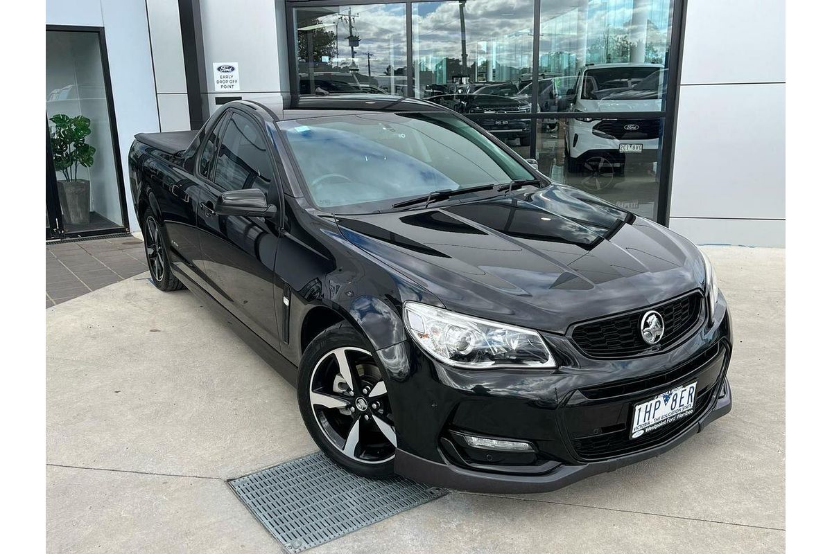2016 Holden Ute SV6 Black VF Series II Rear Wheel Drive