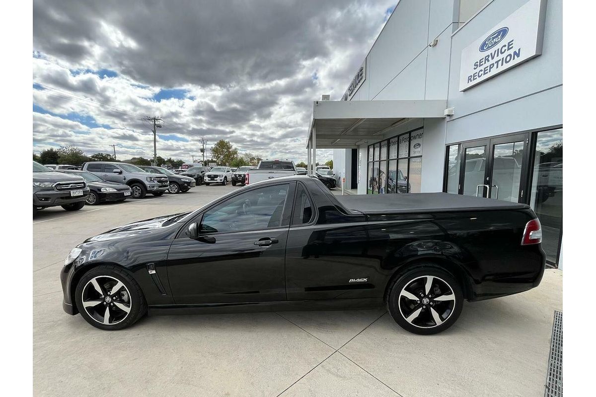 2016 Holden Ute SV6 Black VF Series II Rear Wheel Drive