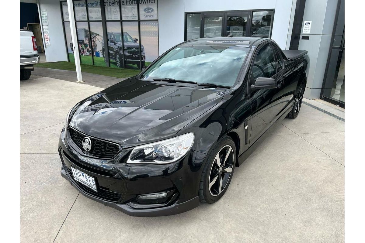 2016 Holden Ute SV6 Black VF Series II Rear Wheel Drive