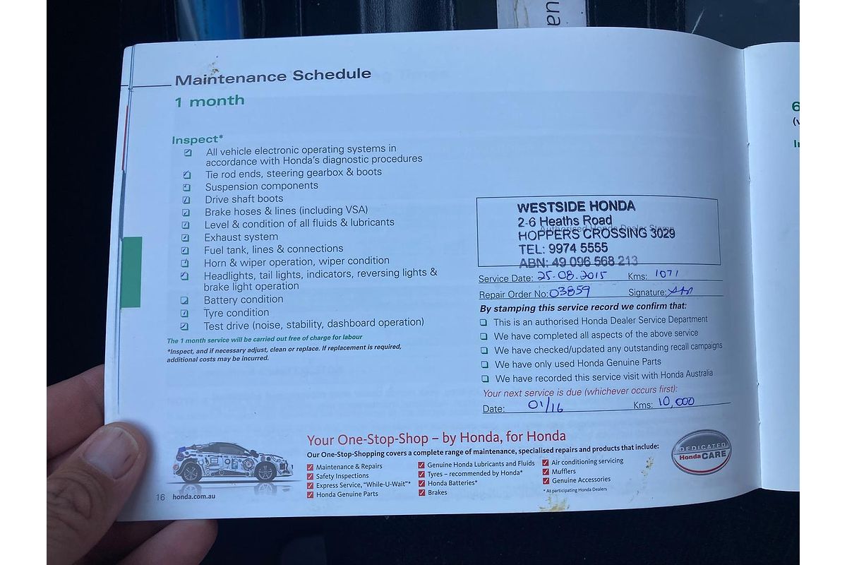 2015 Honda Odyssey VTi 5th Gen