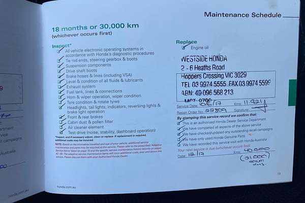 2015 Honda Odyssey VTi 5th Gen