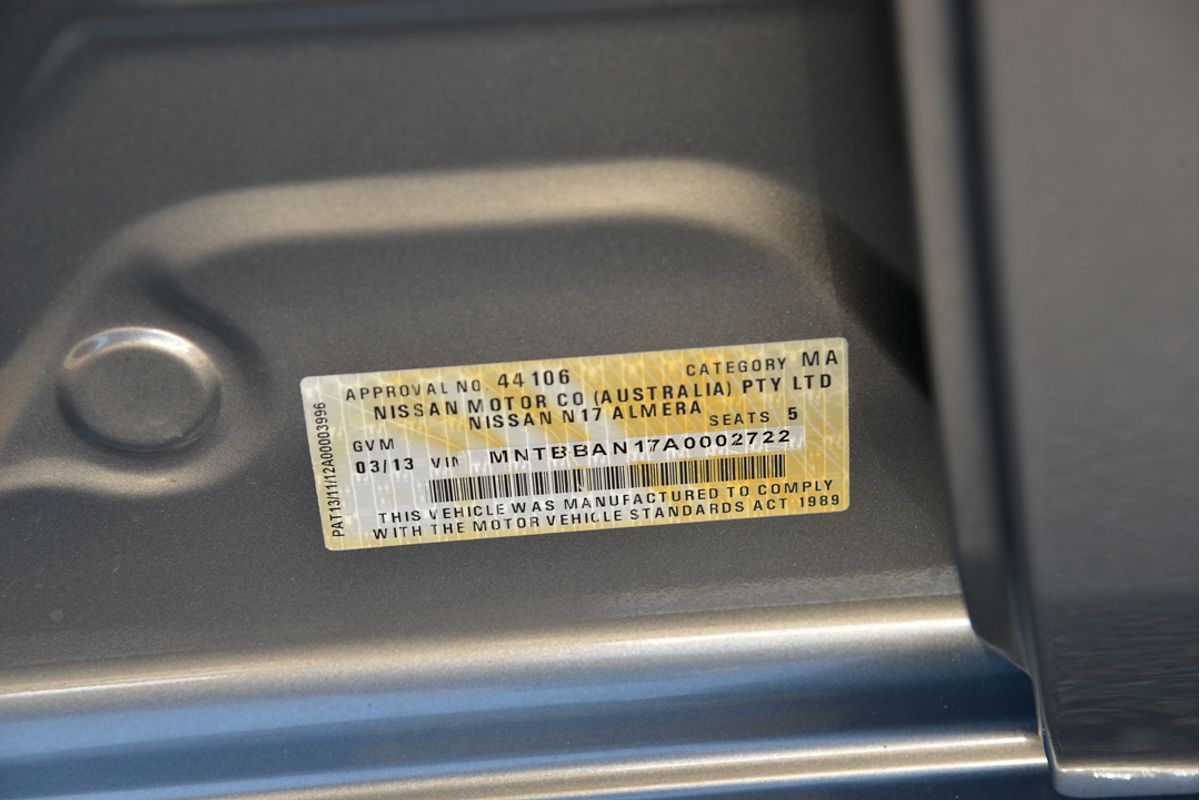 2013 Nissan Almera ST N17