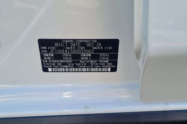 2024 Subaru Crosstrek Hybrid L G6X