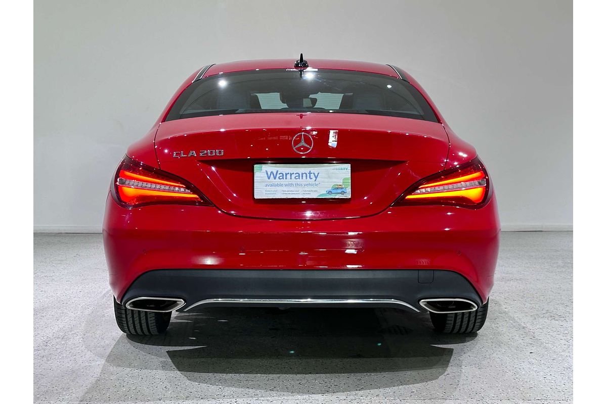 2018 Mercedes-Benz CLA-Class CLA200 C117