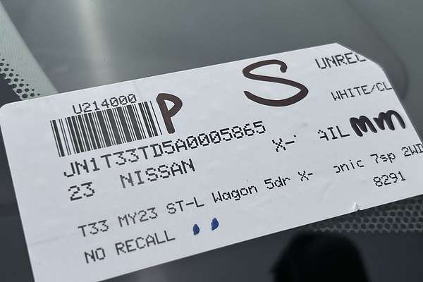 2023 Nissan X-TRAIL ST-L T33
