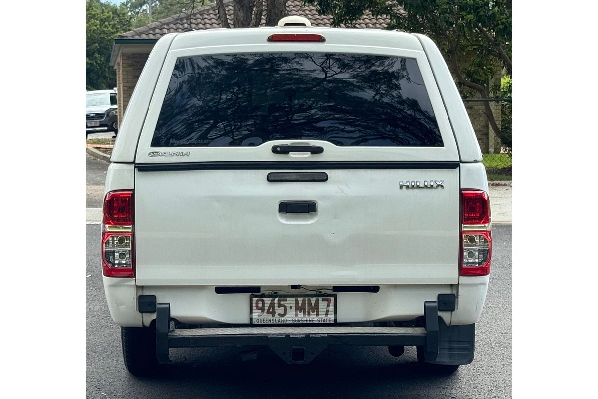 2012 Toyota Hilux SR KUN16R Rear Wheel Drive